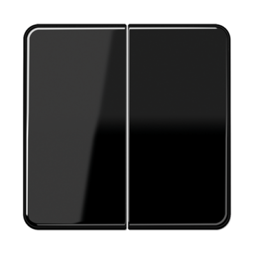 Tecla pulsador doble. CD negro
