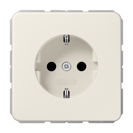 Enchufe SCHUKO prot. contacto CD bl.