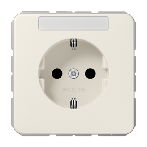 Enchufe cinscrprot. contacto CD bl.