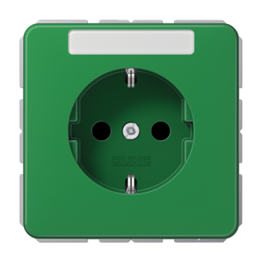 Enchufe cinscrprot. contacto CD verde