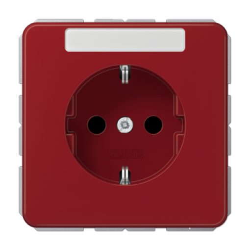 Enchufe cinscrprot. contacto CD rojo