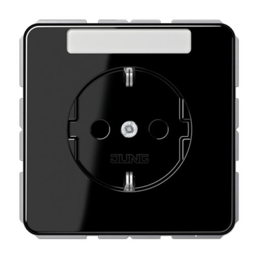 Enchufe cinscrprot. contacto CD negro