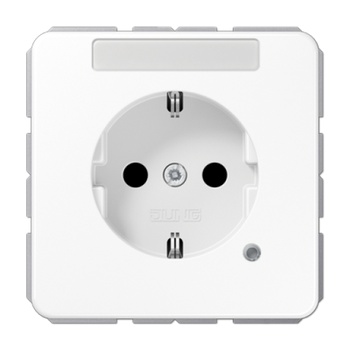 Enchufe c ind  inscr  prot CD bl alpi