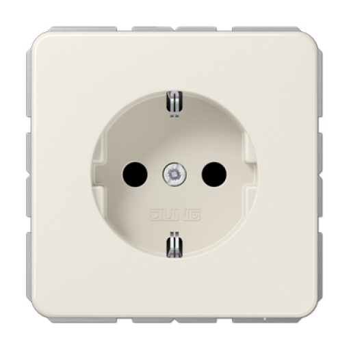 Enchufe SCHUKO prot. contacto CD bl.