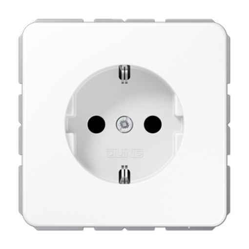 Enchufe SCHUKO prot contacto CD bl alpi