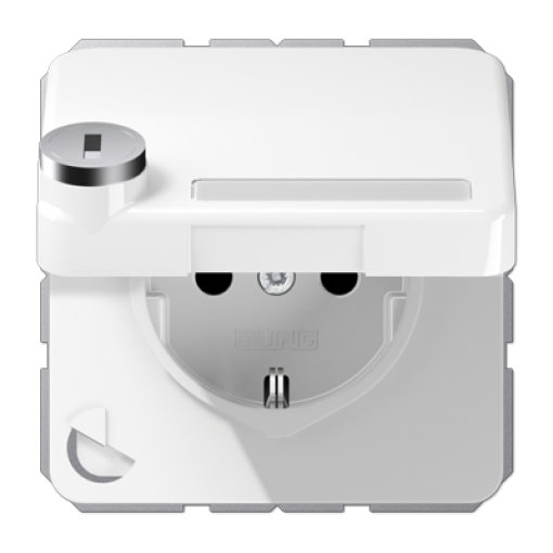 Enchufe t.abat retroc. inscr. CD bl alpi