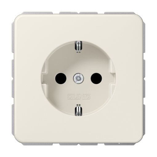 Enchufe SCHUKO prot. contacto CD bl.