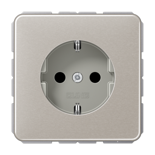 Enchufe SCHUKO prot. contacto CD plati.