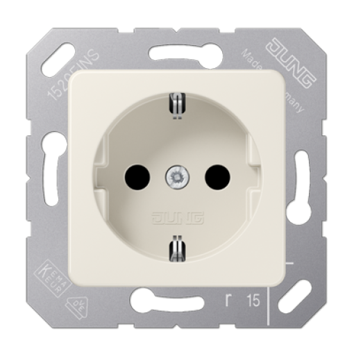 Enchufe SCHUKO prot. contacto CD bl