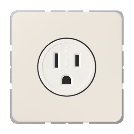 Conector NEMA de EE.UU. CD bl marfil