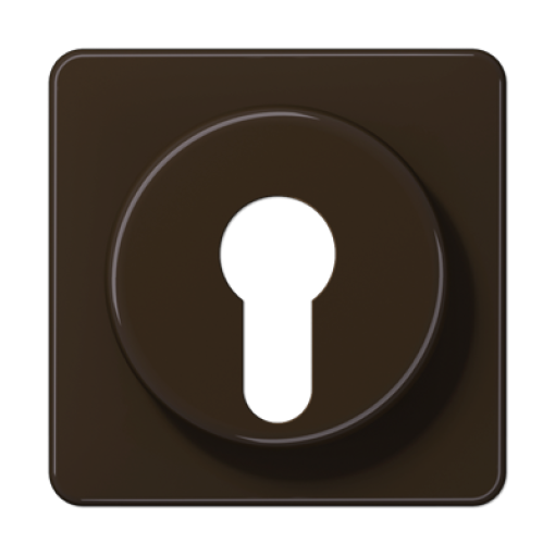 Paca interr. llave prot. desm. CD marrón