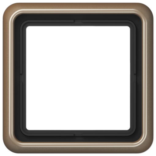 Marco simple CD bronce oro