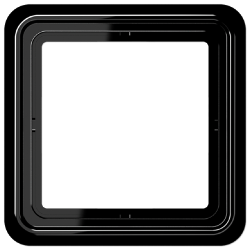 Marco simple CD negro