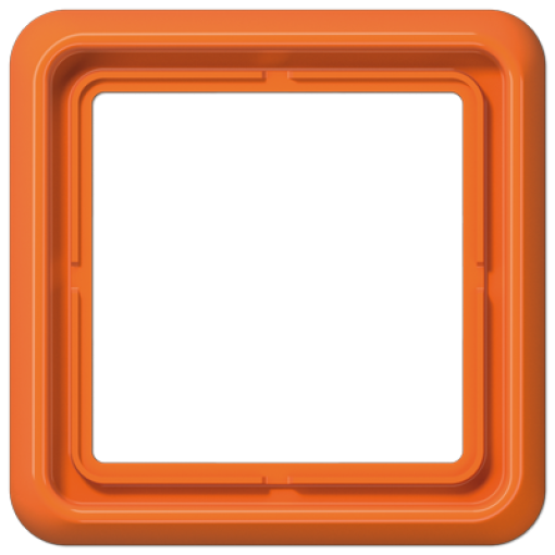 Marco simple CD naranja
