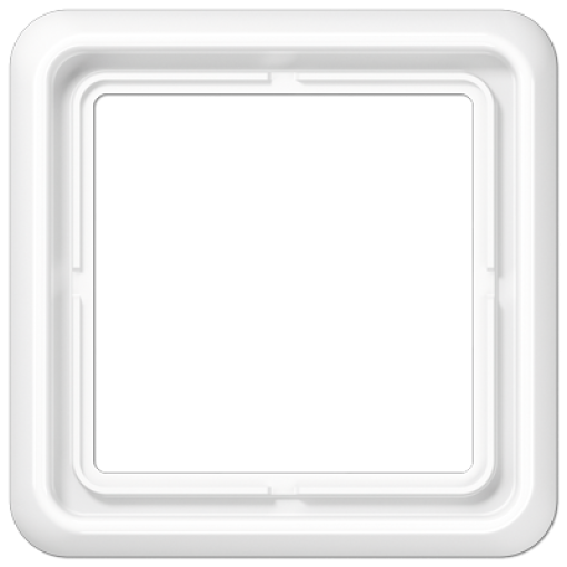 Marco simple CD blanco alpino