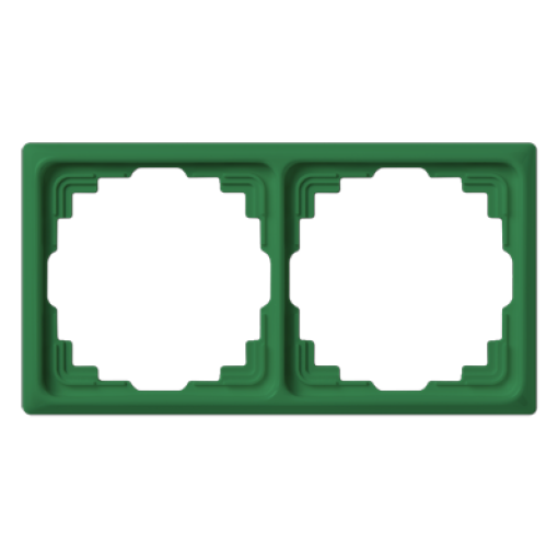 Marco doble canal cable CD verde