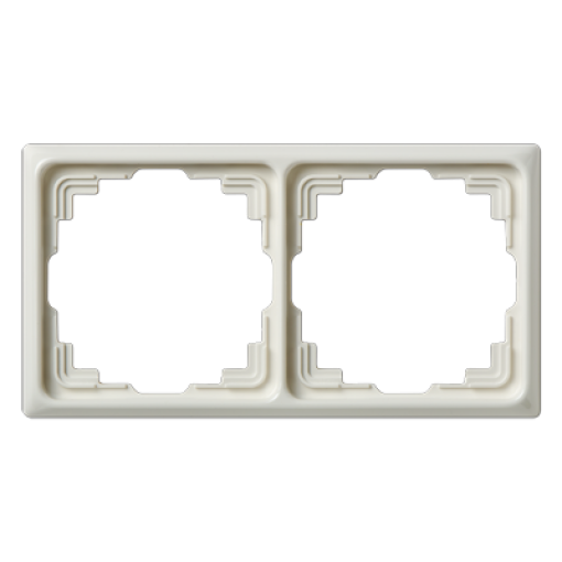 Marco doble canal cable CD bl marfil