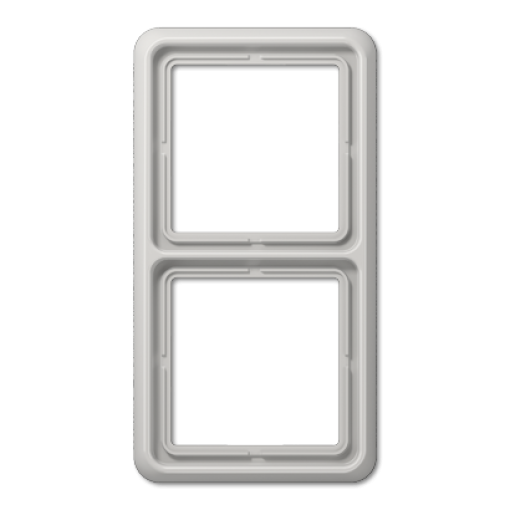 Marco doble CD gris claro