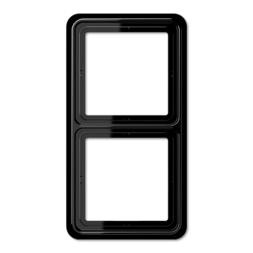 Marco doble CD negro