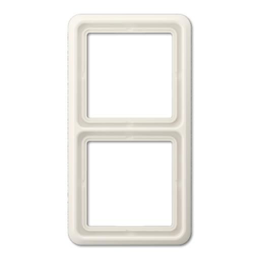 Marco doble CD blanco marfil