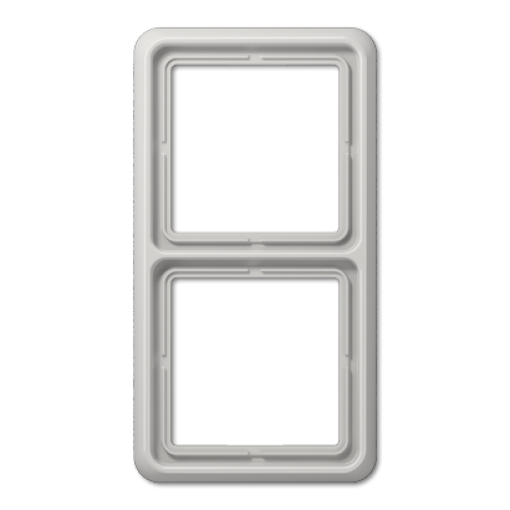 Marco doble CD gris claro