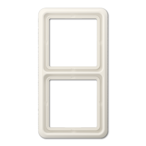 Marco doble CD blanco marfil