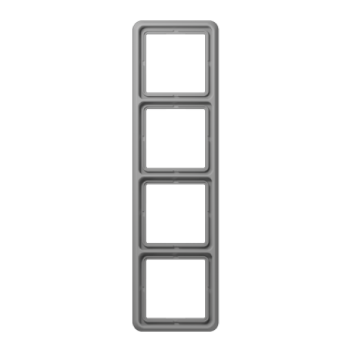 Marco cuádruple CD gris