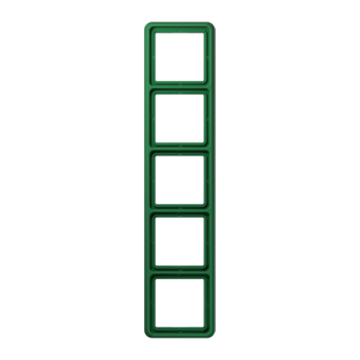 Marco quíntuple CD verde