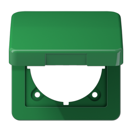 Tapa abatible Retroc. CD verde
