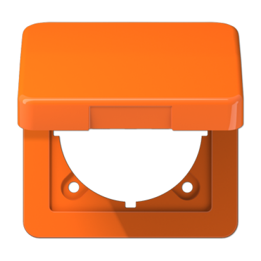 Tapa abatible Retroc. CD naranja