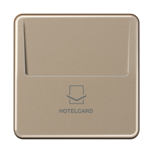 Tarjetero hotel CD bronce-oro