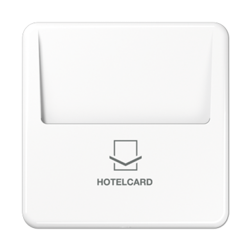 Tarjetero hotel CD blanco alpino
