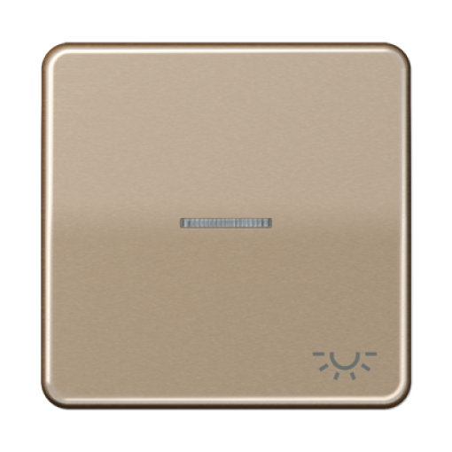 Tecla cvisorsimb. luz CD bronce-oro