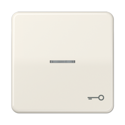 Tecla cvisor simb. puerta CD bl marfil