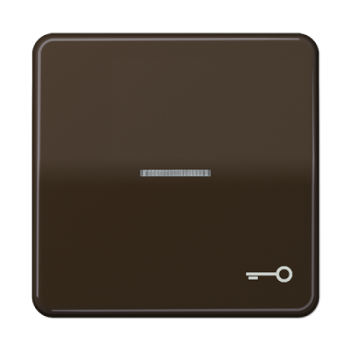 Tecla cvisor simb. puerta CD marrón