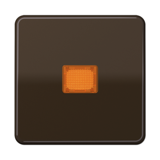 Tecla simple cvisor grande CD marrón