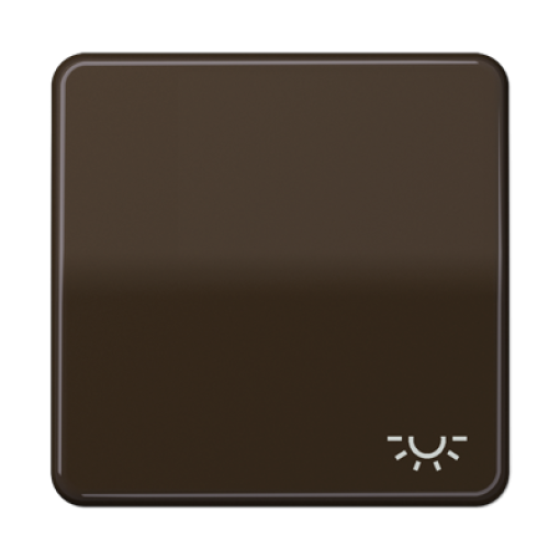 Tecla csimb. luz CD marrón