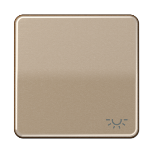 Tecla csimb. luz CD bronce-oro