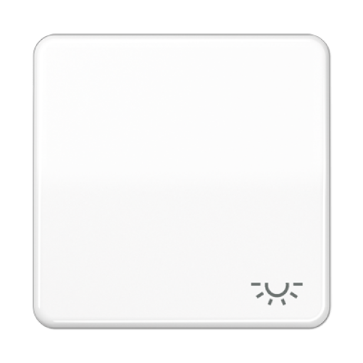 Tecla csimb. luz CD blanco alpino