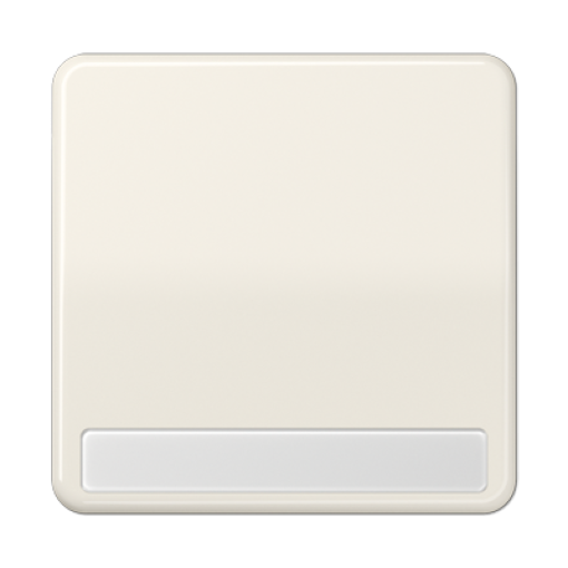 Tecla simple inscr. CD blanco marfil