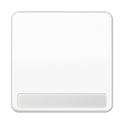 Tecla simple inscr. CD blanco alpino