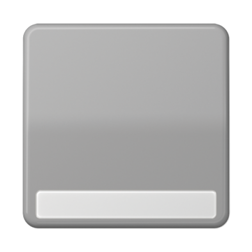 Tecla simple inscr. CD gris