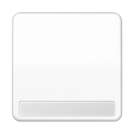 Tecla simple inscr. CD blanco alpino