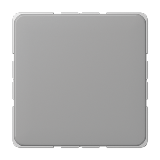 Tapa ciega CD gris