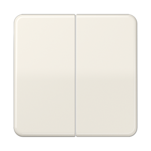 Tecla doble CD blanco marfil