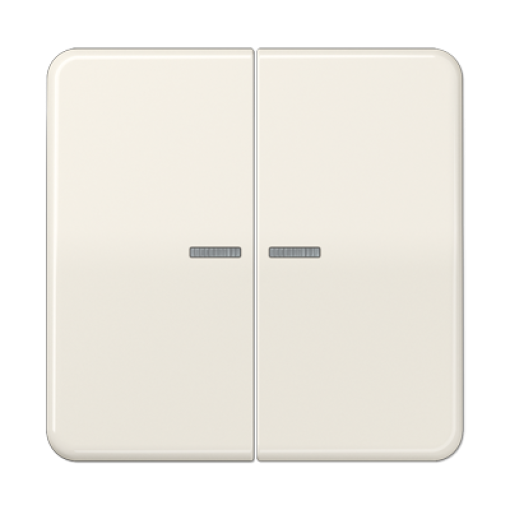 Tecla doble cvisor CD blanco marfil