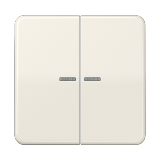 Tecla doble cvisor CD blanco marfil