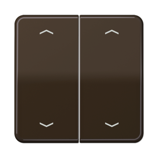 Tecla doble pers. CD marrón