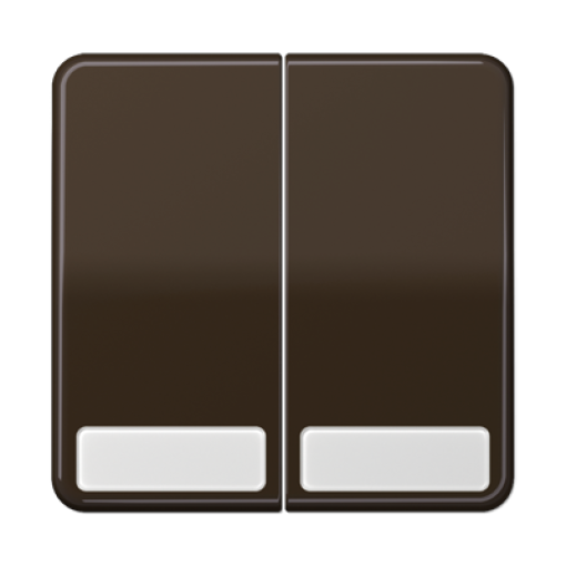 Tecla doble inscr. CD marrón