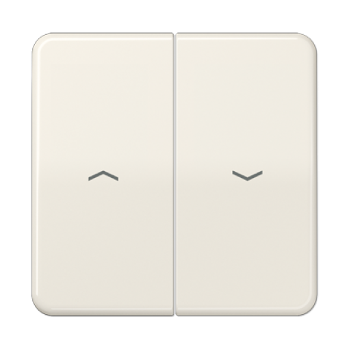 Tecla doble pers. CD blanco marfil